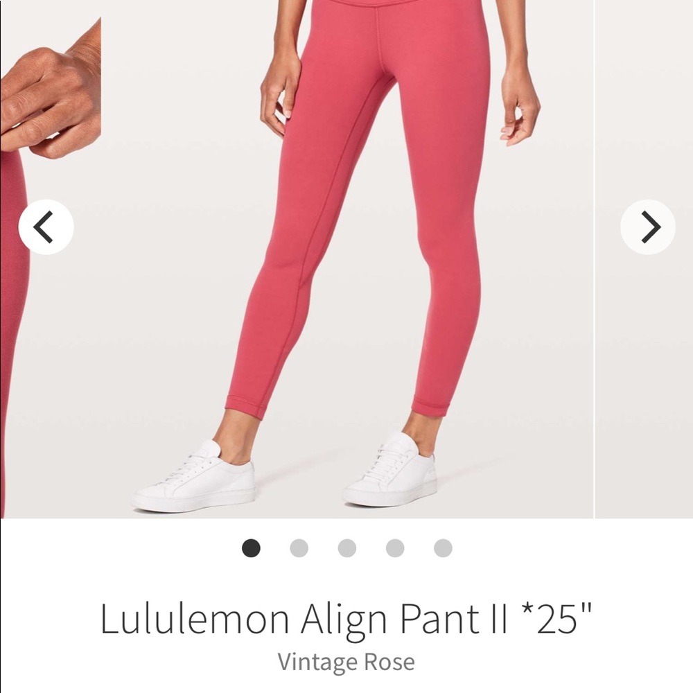 NWOT Lulu lemon align II 25